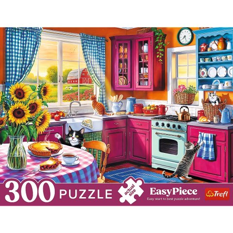 Trefl Puzzle Puzzles - 300 EasyPiece - Poranek w kuchniFSC Mix 70% 23102 Trefl Puzzle Puzzles - 300 EasyPiece - Poranek w kuchniFSC Mix 70% 23102