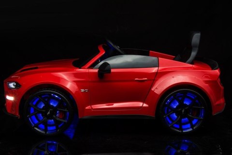 LEAN CARS Auto Na Akumulator Ford Mustang GT Drift SX2038 Czerwony LEAN CARS Auto Na Akumulator Ford Mustang GT Drift SX2038 Czerwony