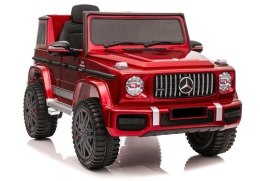 LEAN CARS Auto na Akumulator Mercedes G63 Czerwony Lakierowany