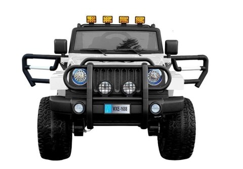 LEAN CARS Auto na Akumulator WXE-1688 4x4 Biały STRONG LEAN CARS Auto na Akumulator WXE-1688 4x4 Biały STRONG