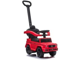 LEAN CARS Jeździk Mercedes G-Class 653 Czerwony z Pchaczem Dźwięk Silnika i Klaksonu