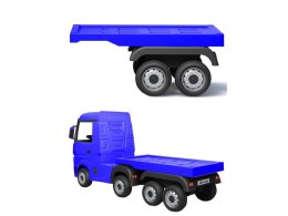 LEAN CARS Naczepa do pojazdu na akumulator HL358 Mercedes Scania Actros niebieska