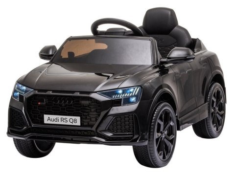 LEAN CARS Samochód na akumulator Audi RS Q8 czarny LEAN CARS Samochód na akumulator Audi RS Q8 czarny