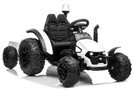 LEAN CARS Traktor na akumulator z Przyczepą HZB-200 Biały