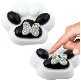 LEAN TOYS Gniotek Kocia Łapka Antystresowa Sensoryczna Squishy Motyl Biało-Czarna