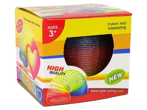 LEAN TOYS Magiczna Zwariowana Sprężyna Tęczowa Brokatowa LEAN TOYS Magiczna Zwariowana Sprężyna Tęczowa Brokatowa