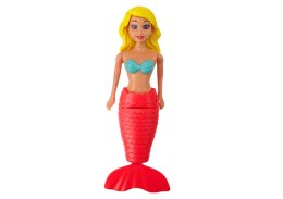 LEAN TOYS ﻿Syrenka Do Kąpieli Nakręcana Do Wody Pływająca Turkusowa Różowa Lalka MIX