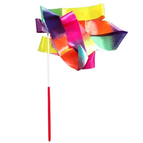 LEAN TOYS Wstążka Gimnastyczna Do Tańca Ćwiczeń Kolorowa 205 x 5cm LEAN TOYS Wstążka Gimnastyczna Do Tańca Ćwiczeń Kolorowa 205 x 5cm