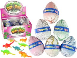 LEAN TOYS Wykluwające się Magiczne Jajko Dinozaura Rosnące 7,5 cm Białe