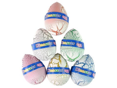 LEAN TOYS Wykluwające się Magiczne Jajko Dinozaura Rosnące 7,5 cm Białe LEAN TOYS Wykluwające się Magiczne Jajko Dinozaura Rosnące 7,5 cm Białe