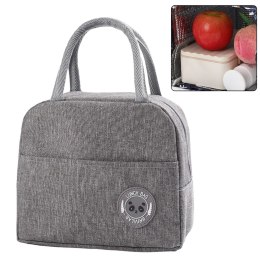 LEAN Torba Termiczna Izolacyjna Śniadaniowa Lunch Bag Szara 23cm