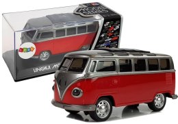 LEAN Toys Autobus Resorak z Napędem Frykcyjnym Na Baterie Światła Dźwięki Czerwony