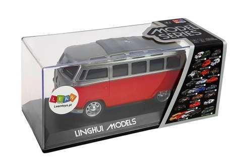 LEAN Toys Autobus Resorak z Napędem Frykcyjnym Na Baterie Światła Dźwięki Czerwony LEAN Toys Autobus Resorak z Napędem Frykcyjnym Na Baterie Światła Dźwięki Czerwony