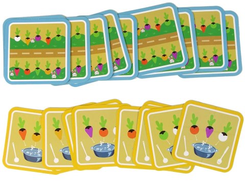 LEAN Toys Drewniana Gra Pamięciowa Wyciągnij Rzodkiewkę Karty LEAN Toys Drewniana Gra Pamięciowa Wyciągnij Rzodkiewkę Karty