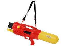 LEAN Toys Duży Pistolet Na Wodę 2850ml Regulowana Opaska Czerwony