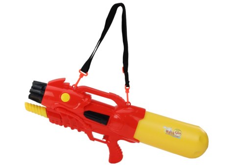 LEAN Toys Duży Pistolet Na Wodę 2850ml Regulowana Opaska Czerwony LEAN Toys Duży Pistolet Na Wodę 2850ml Regulowana Opaska Czerwony