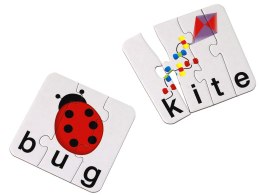LEAN Toys Edukacyjna Gra Słów Puzzle Do Nauki Języka Angielskiego