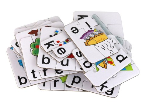 LEAN Toys Edukacyjna Gra Słów Puzzle Do Nauki Języka Angielskiego LEAN Toys Edukacyjna Gra Słów Puzzle Do Nauki Języka Angielskiego