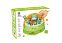 LEAN Toys Gra Skaczące Żabki Siatki Światła Dźwięki Zielona