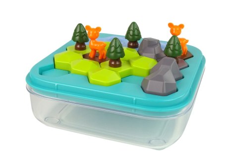 LEAN Toys Gra Układanka Edukacyjna Tetris Łamigłówka Leśne Zwierzęta LEAN Toys Gra Układanka Edukacyjna Tetris Łamigłówka Leśne Zwierzęta