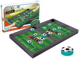 LEAN Toys Gra Zręcznościowa Mini Piłka Nożna Piłkarzyki Krążki Boisko