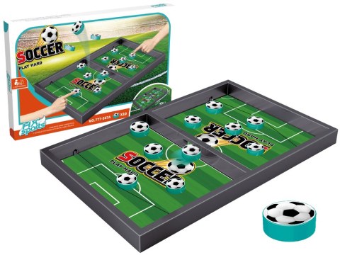 LEAN Toys Gra Zręcznościowa Mini Piłka Nożna Piłkarzyki Krążki Boisko LEAN Toys Gra Zręcznościowa Mini Piłka Nożna Piłkarzyki Krążki Boisko