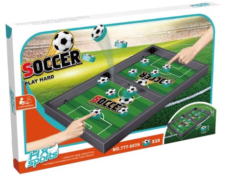 LEAN Toys Gra Zręcznościowa Mini Piłka Nożna Piłkarzyki Krążki Boisko LEAN Toys Gra Zręcznościowa Mini Piłka Nożna Piłkarzyki Krążki Boisko