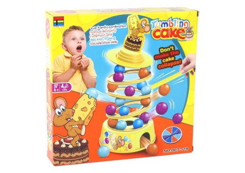 LEAN Toys Gra Zręcznościowa Mysz Myszki Kulki Zjeżdżalnia Wieża Piłeczki LEAN Toys Gra Zręcznościowa Mysz Myszki Kulki Zjeżdżalnia Wieża Piłeczki