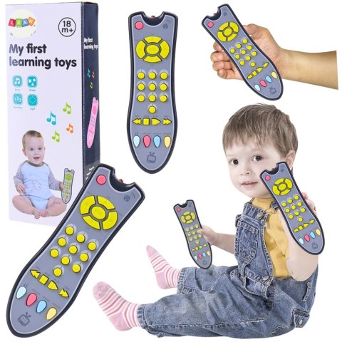 LEAN Toys Interaktywny Pilot TV Dla Malucha Edukacyjny Światło Dźwięk LEAN Toys Interaktywny Pilot TV Dla Malucha Edukacyjny Światło Dźwięk