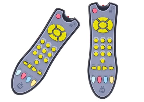 LEAN Toys Interaktywny Pilot TV Dla Malucha Edukacyjny Światło Dźwięk LEAN Toys Interaktywny Pilot TV Dla Malucha Edukacyjny Światło Dźwięk