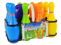 LEAN Toys Kolorowy Zestaw Gry w Kręgle 10 szt Kula 26 cm