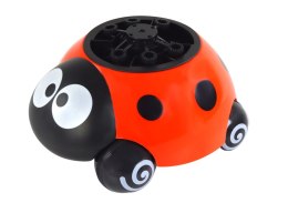LEAN Toys Maszynka do Baniek Mydlanych Biedronka Podświetlana Na Kółkach