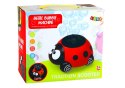 LEAN Toys Maszynka do Baniek Mydlanych Biedronka Podświetlana Na Kółkach
