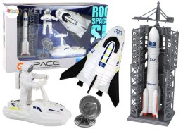 LEAN Toys Misja Kosmiczna Zestaw Kosmos Rakieta Astronauta Statek Kosmiczny 5 ele