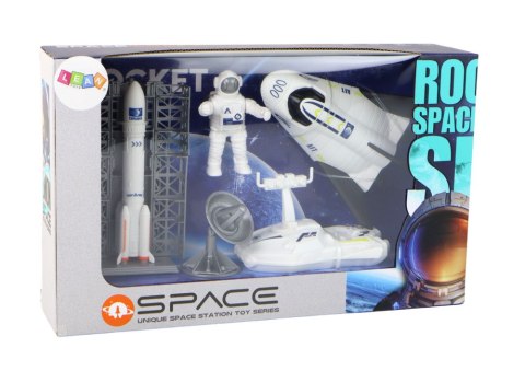 LEAN Toys Misja Kosmiczna Zestaw Kosmos Rakieta Astronauta Statek Kosmiczny 5 ele LEAN Toys Misja Kosmiczna Zestaw Kosmos Rakieta Astronauta Statek Kosmiczny 5 ele