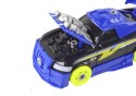 LEAN Toys Niebieskie Auto DIY Do Skręcania i Rozkręcania Dźwięki Światła Wiertarka