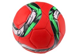 LEAN Toys Piłka Czerwona Do Piłki Nożnej 24 cm Rozmiar 5