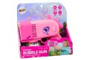 LEAN Toys Pistolet Na Bańki Mydlane Światła Dinozaur Różowy