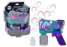 LEAN Toys Pistolet Na Bańki Mydlane Światła Fioletowy