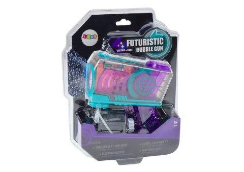 LEAN Toys Pistolet Na Bańki Mydlane Światła Fioletowy LEAN Toys Pistolet Na Bańki Mydlane Światła Fioletowy