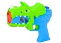 LEAN Toys Pistolet na Bańki Mydlane Dinozaur Niebiesko- Zielony