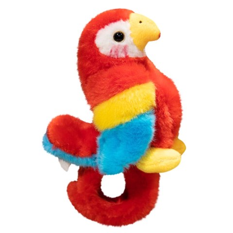 LEAN Toys Pluszowa Maskotka Papuga Opaska Bransoletka Na Rękę Czerwona LEAN Toys Pluszowa Maskotka Papuga Opaska Bransoletka Na Rękę Czerwona