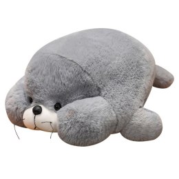 LEAN Toys Pluszowa Maskotka Przytulanka Duża Foka Szara 29cm