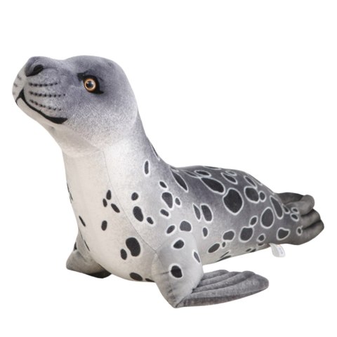 LEAN Toys Pluszowa Maskotka Przytulanka Foka Szara 37cm LEAN Toys Pluszowa Maskotka Przytulanka Foka Szara 37cm