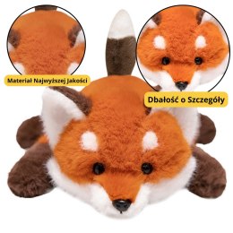 LEAN Toys Pluszowa Maskotka Przytulanka Lisek Z Obciążonymi Łapkami 30cm