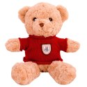 LEAN Toys Pluszowa Maskotka Przytulanka Miś Beżowy Czerwony Sweterek 40cm