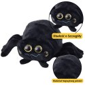 LEAN Toys Pluszowa Maskotka Przytulanka Owad Pająk Czarny 30cm