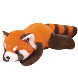 LEAN Toys Pluszowa Maskotka Przytulanka Panda Czerwona Obciążone Łapki 30cm