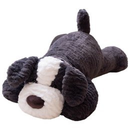 LEAN Toys Pluszowa Maskotka Przytulanka Piesek Ciemnoszary 30cm