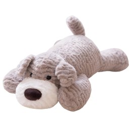 LEAN Toys Pluszowa Maskotka Przytulanka Piesek Jasnoszary 30cm